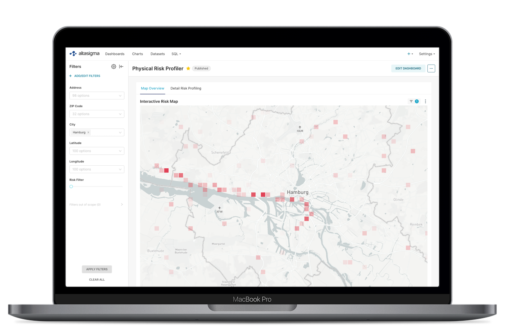 AltaSigma Physical Risk Profiler
