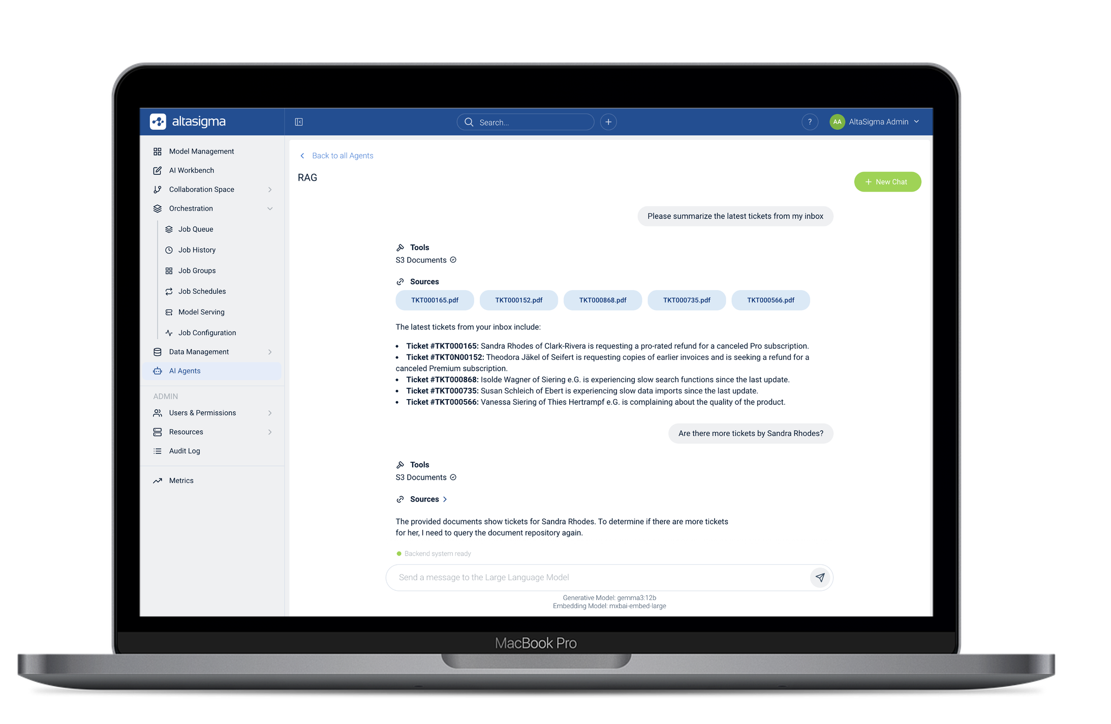 PrivateGPT-based RAG